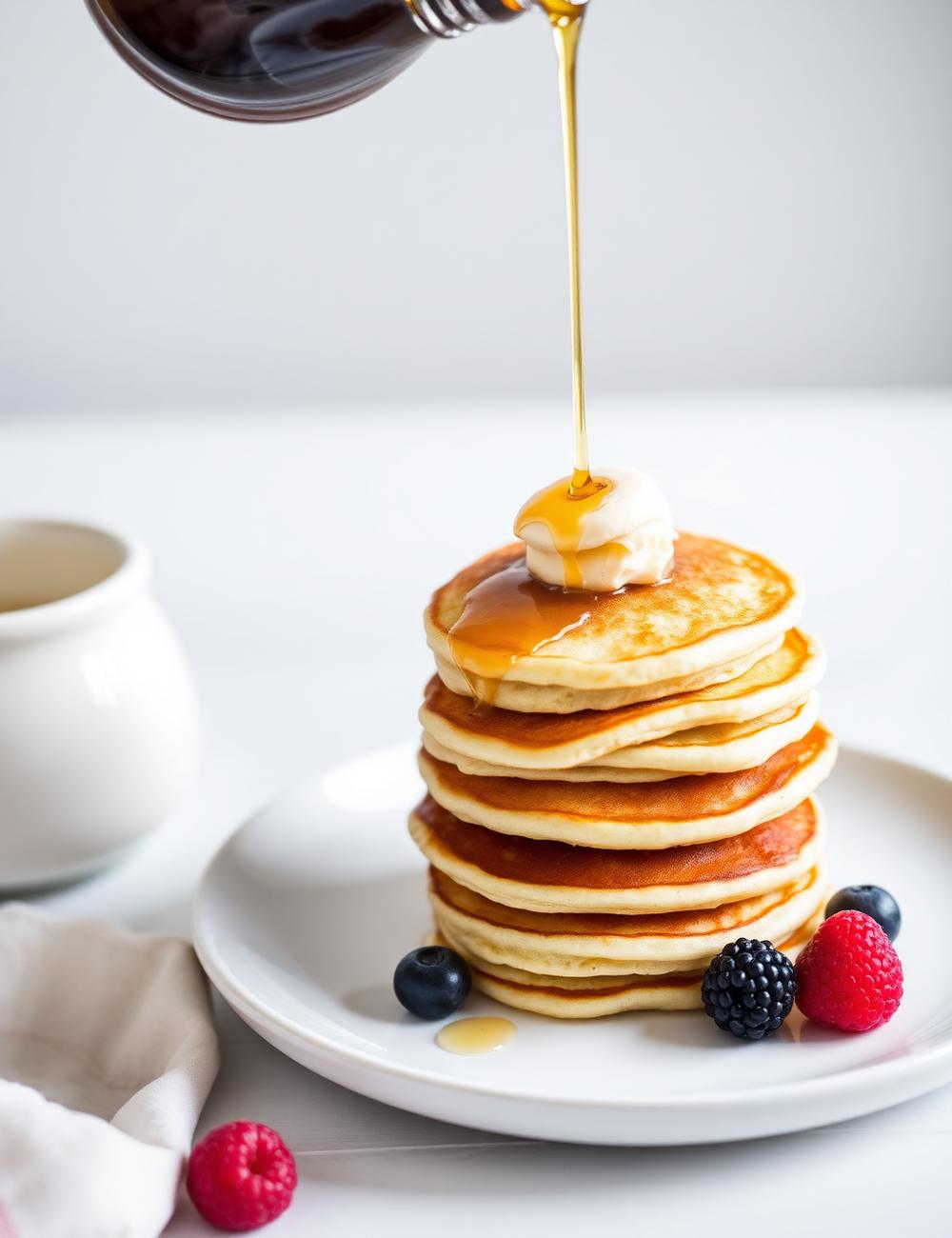 Pancakes with berries